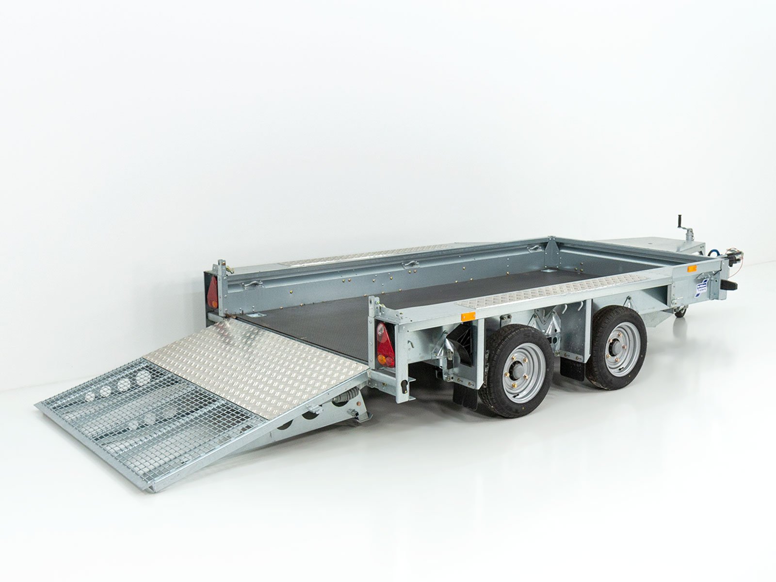 0370_01.jpg Ifor Williams Baumaschinenanhänger GX105 157×303 2,7t|Auffahrrampe - Image 1