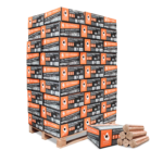 Buchen-Holzkohlebriketts – 18 kg | 972 kg Palette