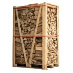 2x Paletten (Weißeiche + Buche/Hainbuche) – 33 cm Holzscheite