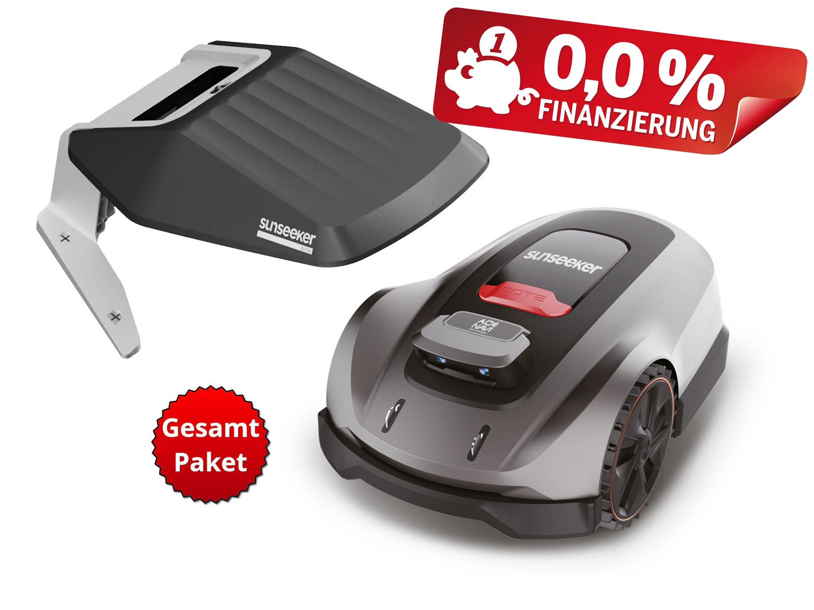 5cf956aa267fe6111ae9feac27050d25.jpg Sunseeker X3 Plus Mähroboter inkl. Garage - Image 1