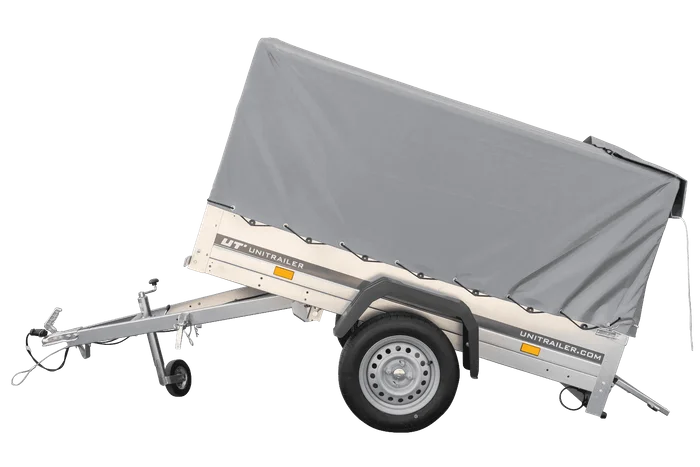 79.webp KIPP Gartenanhänger 200, 200 x 106 cm Autotransportanhänger mit hoher Plane, Bügel und Stützrad, zulässiges Gesamtgewicht 500 kg - Image 1