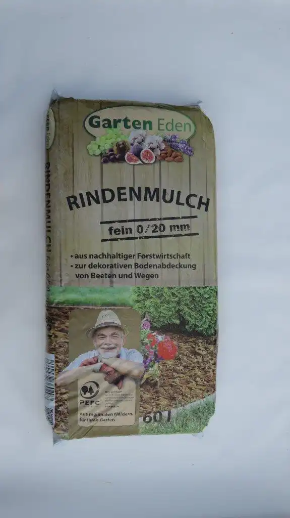 Rindenmulch-Fein-Grob.webp Feiner Rindenmulch 60L Palette (45 Säcke) - Image 1