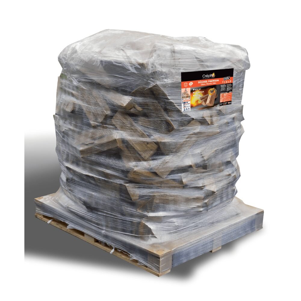brennholz-20260816-120325-0.jpg Premium-Brennholz 25 cm, 1,3 m3 trockene, kammergetrocknet Palette - Image 1