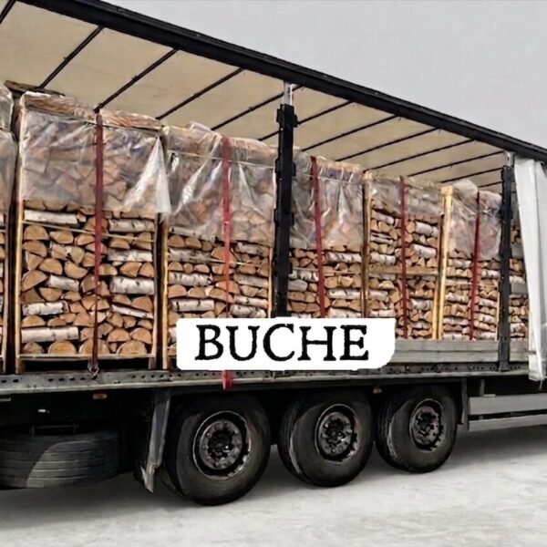 LKW-Ladung Brennholz – Buche – 25 cm – kammergetrocknet – 1,8 RM Paletten