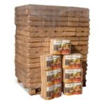 Tecsabuch Crépito gepresste Holzscheite: 100 % natürlich (1-Tonnen-Palette)
