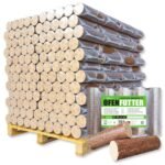 Heizfuxx Nestro XL Red Hartholzbriketts Palette 960 kg (96 x 10 kg) rund