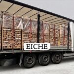 LKW-Ladung Brennholz – Eiche – 30/33 cm – kammergetrocknet – 2 RM Paletten