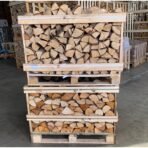 2x Paletten (Weißeiche + Buche/Hainbuche) – 33 cm Holzscheite - Image 2