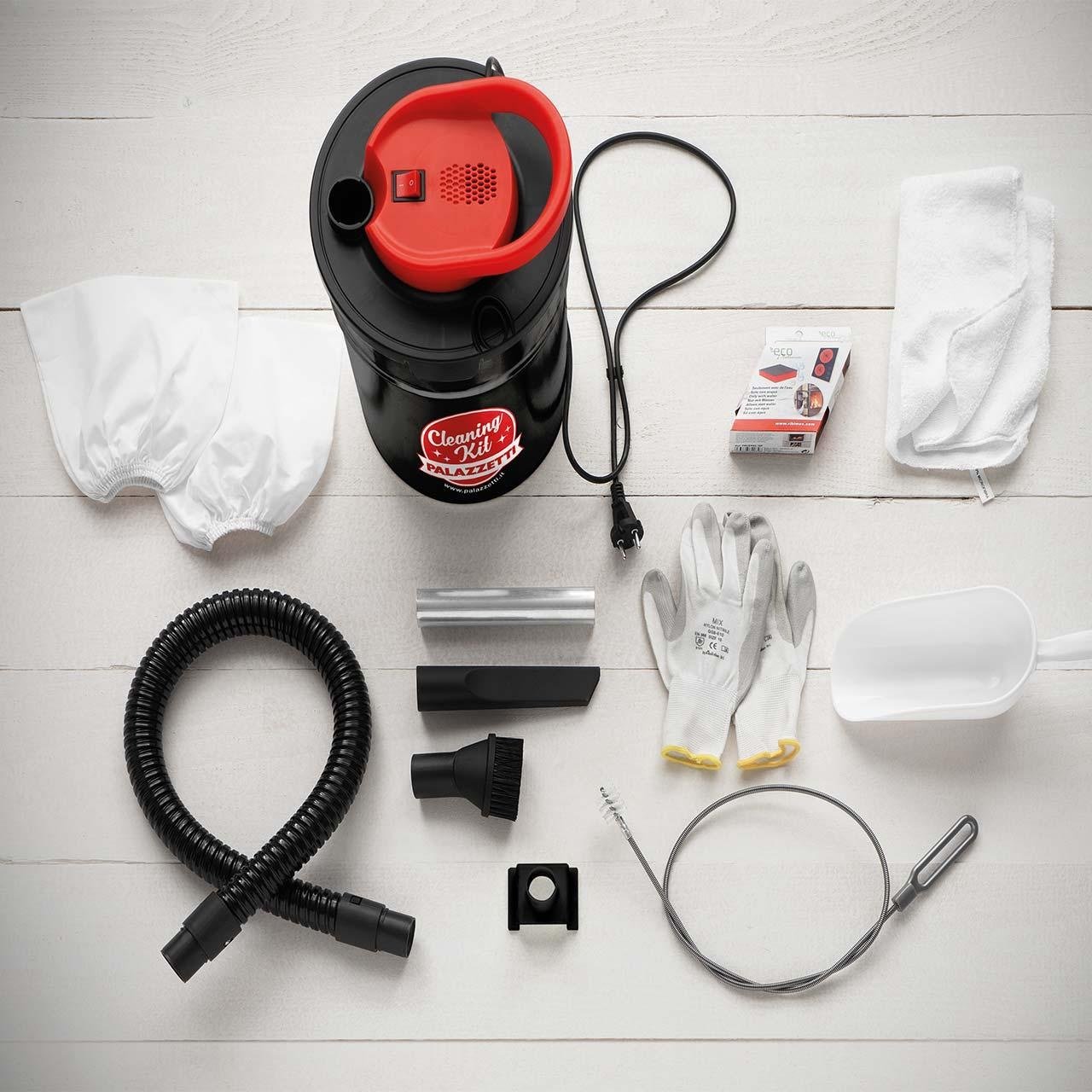 prod_48184_ofen_de.jpg Palazzetti Cleaning Kit, Pelletofen Reinigungsset mit Aschesauger (892008320) - Image 1