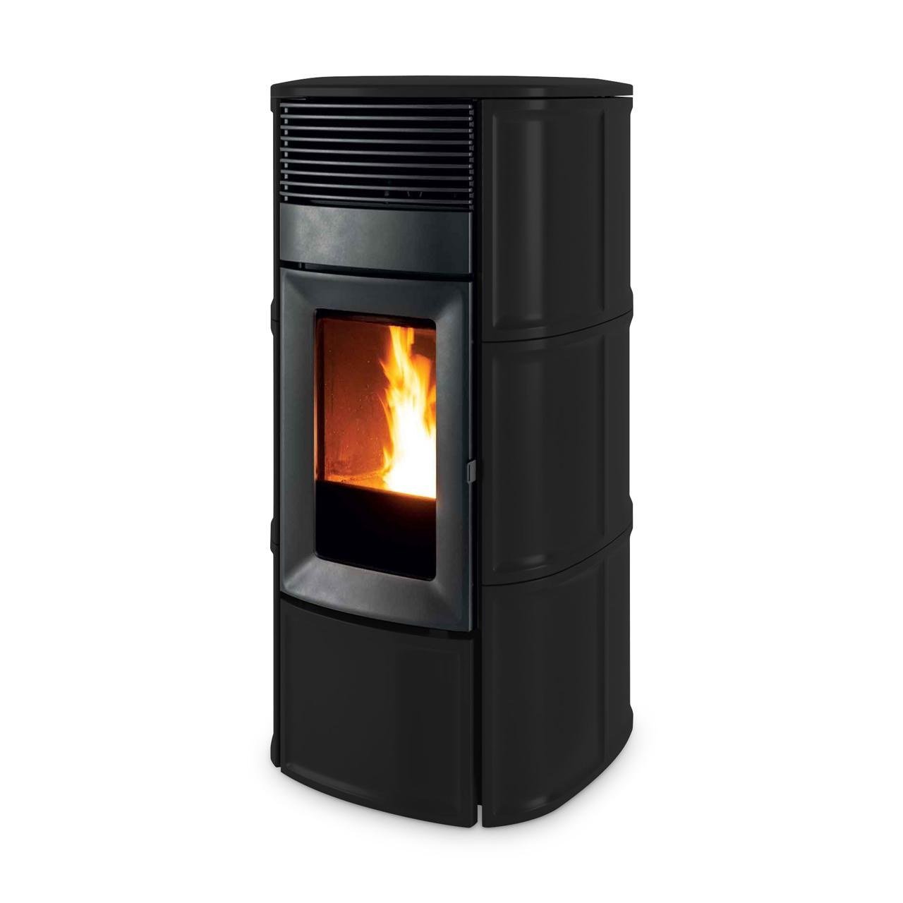 prod_7030988_ofen_de.jpg Pelletofen wasserführend MCZ Suite Hydromatic 24 R 24,2 kW - Ausführung: Matt Black ceramic_126 - Image 1