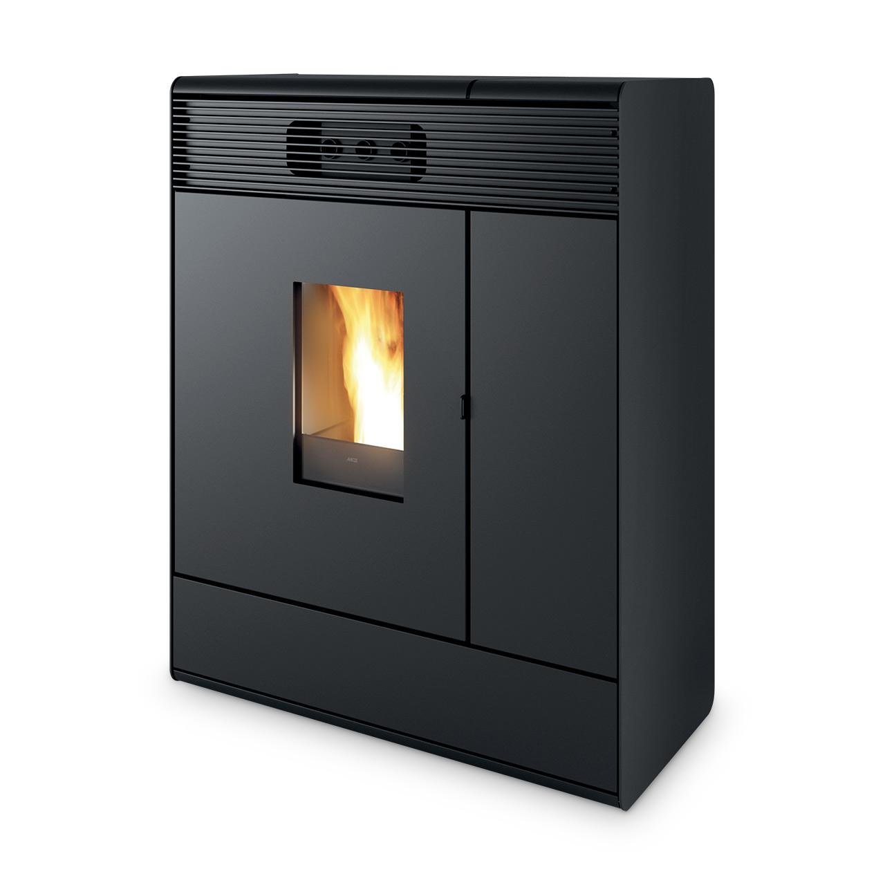 prod_7031316_ofen_de.jpg Pelletofen MCZ Aki Hydro Matic 24 R 24,2 kW - Ausführung: Dark metal_308 - Image 1