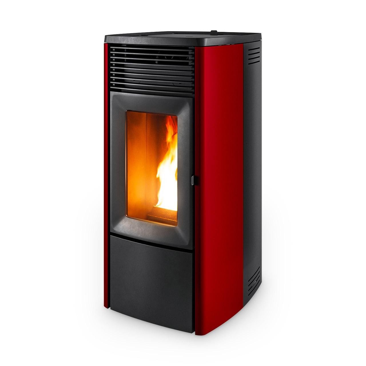 prod_7033626_ofen_de-1.jpg Pelletofen MCZ Ego Comfort Air 10 R 10 kW - Ausführung: Bordeaux metal_304 - Image 1