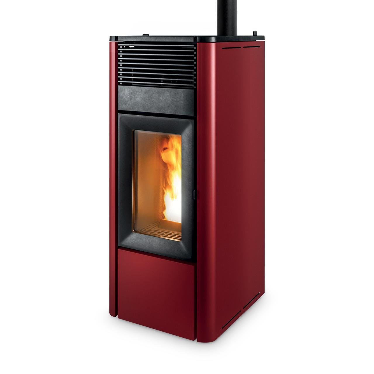 prod_7034148_ofen_de-1.jpg Pelletofen MCZ Teia Comfort Air 10 UP! 10 kW - Ausführung: Bordeaux metal_304 - Image 1