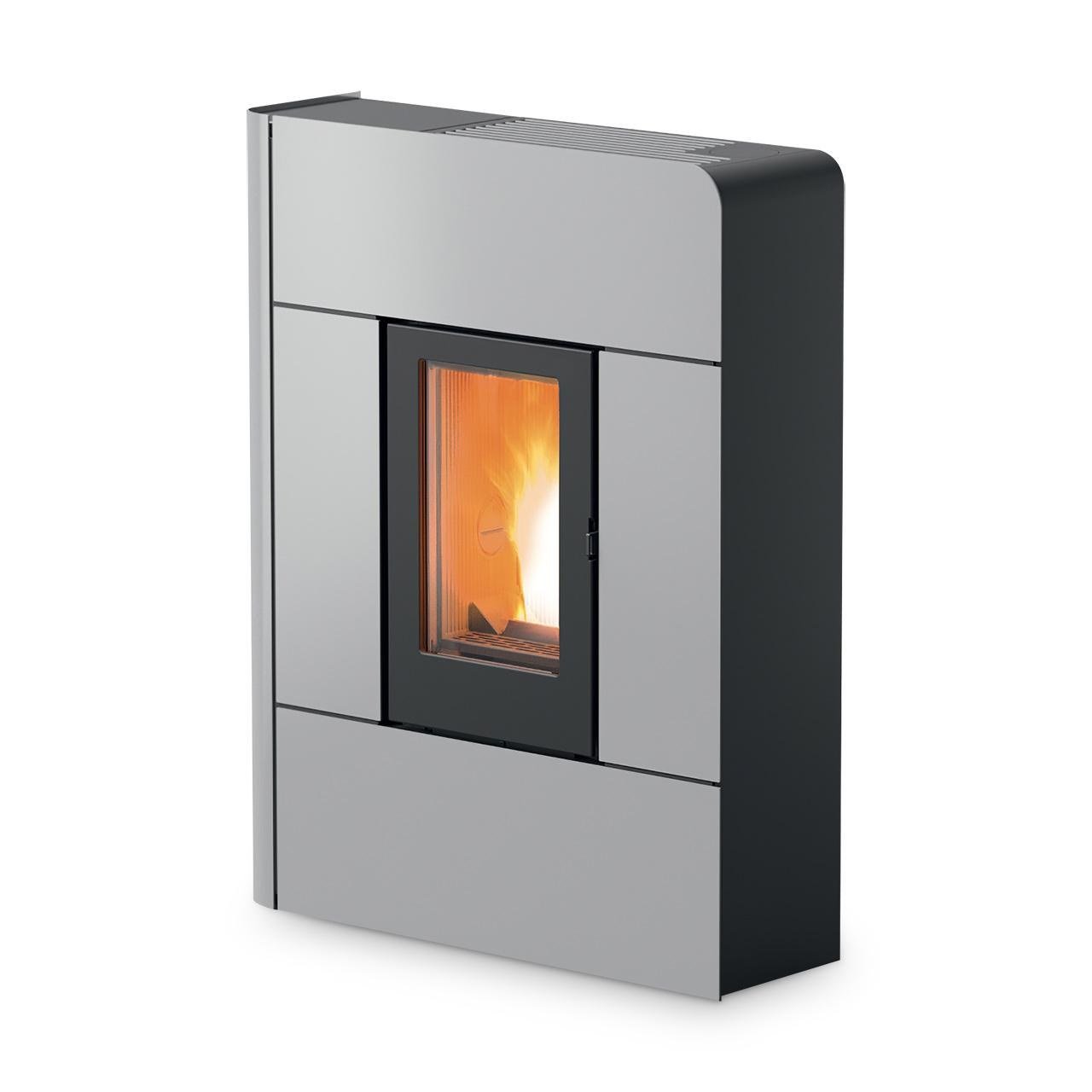prod_7034153_ofen_de.jpg Pelletofen MCZ Raam Comfort Air 8 R 7,8 kW - Ausführung: Silver metal_313 - Image 1