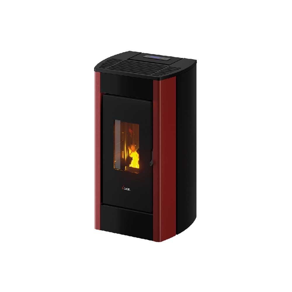 prod_7036173_ofen_de.jpg Pelletofen Cadel Perla 7 - Ausführung: Stahl/Rot - Image 1