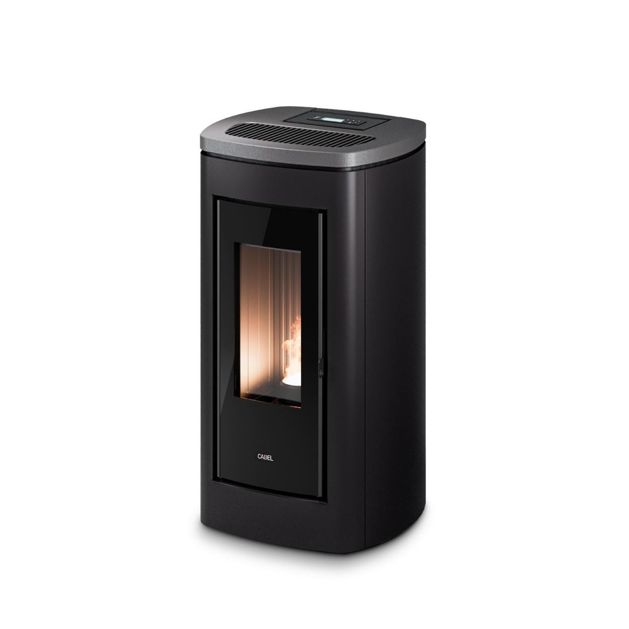 prod_7037893_ofen_de.jpg Pelletofen Cadel Eclipse Plus 11, 10,5 kW - Ausführung: Stahl Anthrazit/Top Titanium - Image 1
