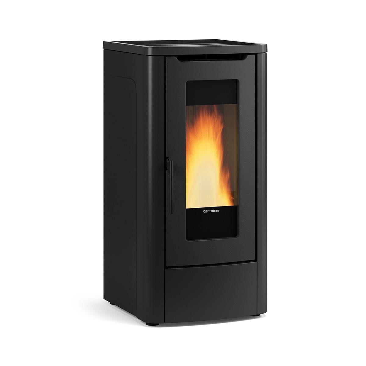 prod_7050338_ofen_de.jpg Extraflame Pelletofen Dahiana Plus VFS 10 kW, kanalisierbar - Ausführung: Schwarz - Image 1