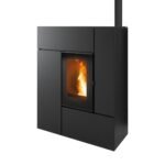 Pelletofen MCZ Feel Airmatic 10 Core UP! 10,2 kW - Ausführung: 303 Black metal