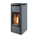 Pelletofen MCZ Mida Air 6 R 5S Wi-Fi 6,2 kW - Ausführung: 313 Silver metal