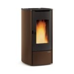 Pelletofen wasserführend Extraflame Marina Idro H11 mit 14,8 kW - Verkleidung: bronze
