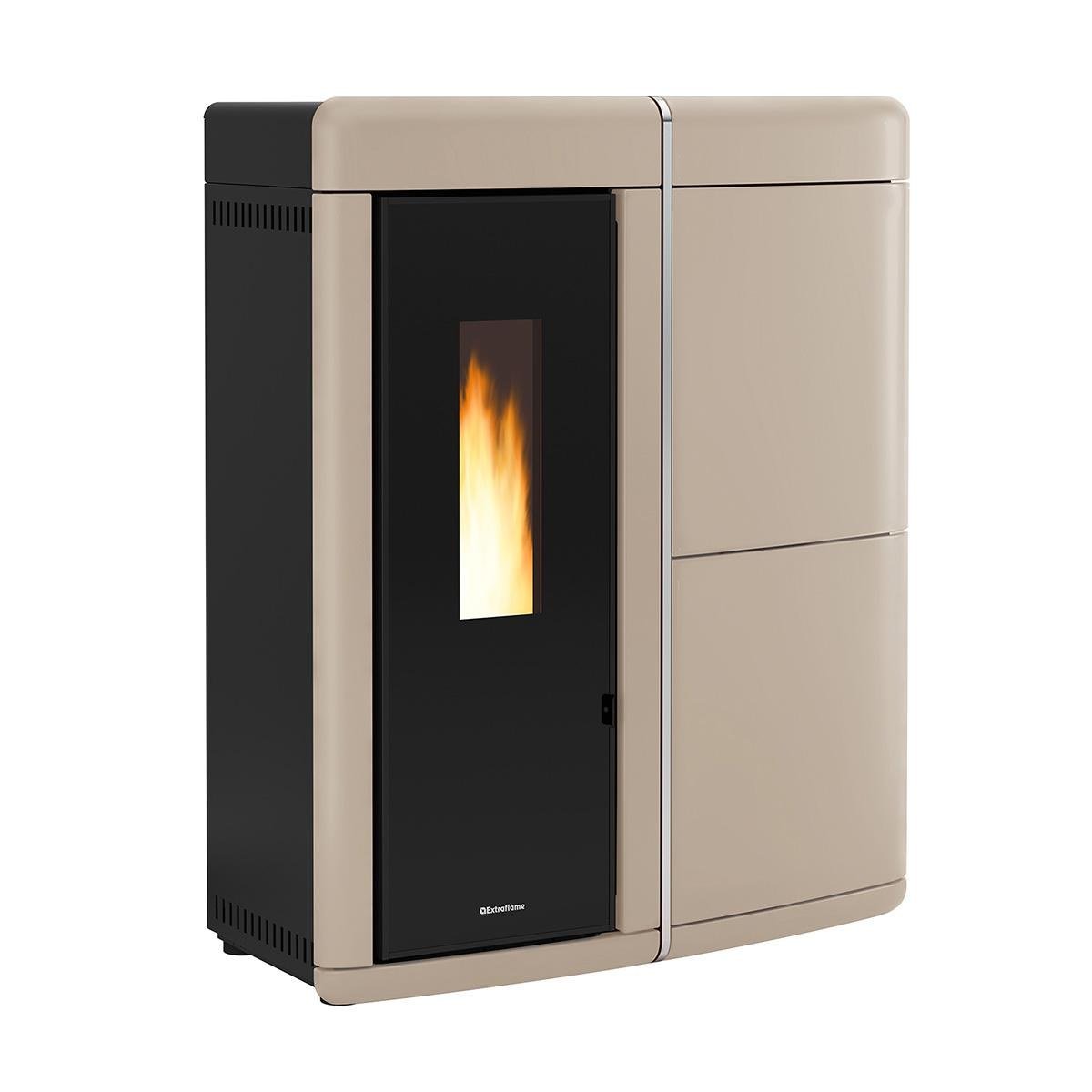 prod_7061831_ofen_de.jpg Pelletofen wasserführend Extraflame Evolution Line Evelyne Idro 2.0 mit 18 kW - Verkleidung: taupe - Image 1