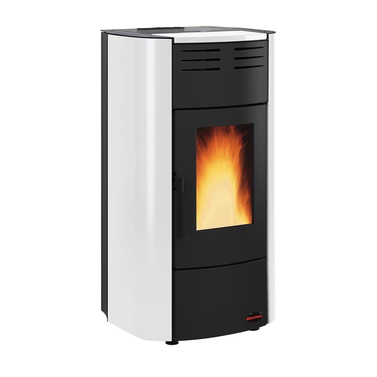 prod_7061867_ofen_de.jpg Pelletofen wasserführend Extraflame Raffaella Idro H15 5.0.16 mit 19 kW - Verkleidung: weiß - Image 1