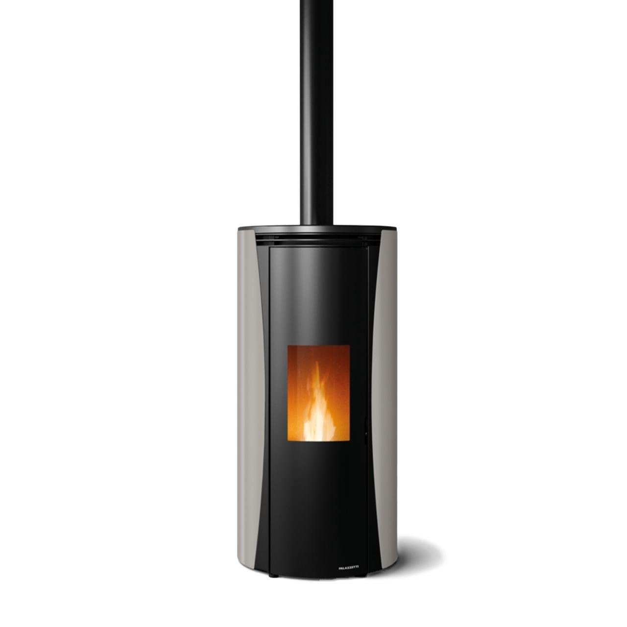 prod_7064915_ofen_de.jpg Pelletofen Palazzetti Ecofire Vivi TC 6 US, 6 kW - Ausführung: Stahl Taubengrau - Image 1