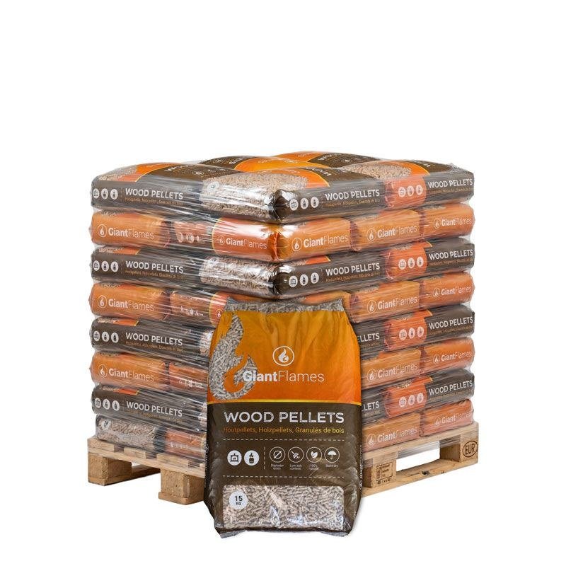 prod_GF10401_35_brennholzgigant_de.jpg Halbe Palette Giant Flames Holzpellets 35 Säcke x 15 kg (525kg) - Image 1