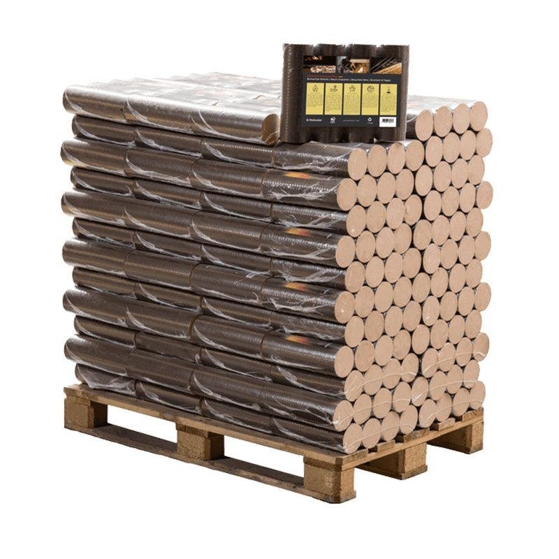 prod_RO10100_96_brennholzgigant_de.jpg Runde Buche Briketts pallet 96 Packungen x 10 kg (960 kg) - Image 1