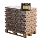 Runde Buche Brikettspallet 96 Packungen x 10 kg (960 kg)