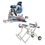 Bosch 0601B23600 GCM 12 GDL Professional 305mm Gehrungssäge – 2000W + GTA 2500W Professional Arbeitsständer 0601B12100
