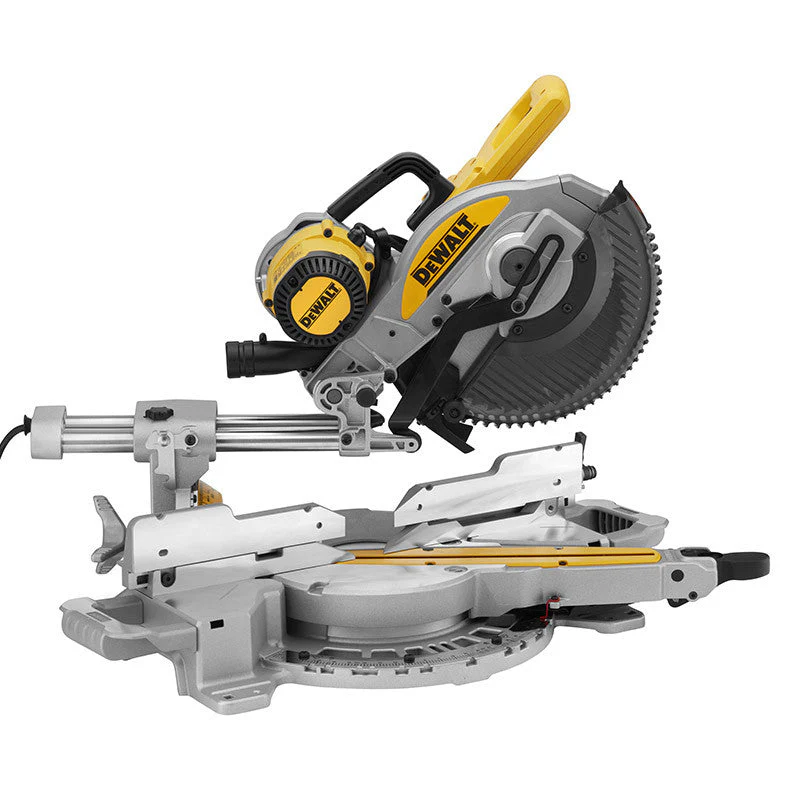 scie-a-onglets-radiale-dewalt-dws727-250mm.webp DeWALT DWS727-QS 1600W 250mm Durchmesser Radial-Kapp- und Gehrungssäge - Image 1